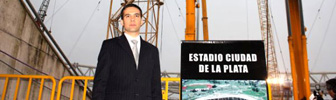 Avanzan las obras en el Estadio Ciudad de la Plata