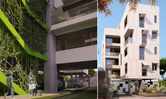 Proyecto Edificio sustentable en Jun&iacute;n (1&ordm; Premio en concurso, categor&iacute;a edificio multifamiliar) - Caceres/Ellero/Orme&ntilde;o/Pistone arquitectos